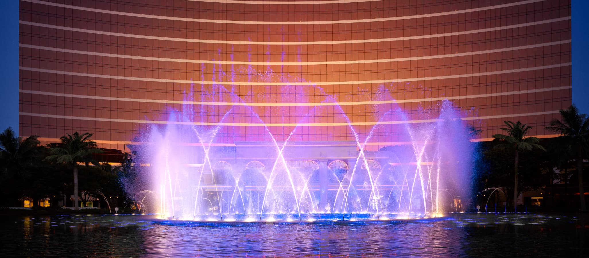 永利澳门酒店表演湖水舞